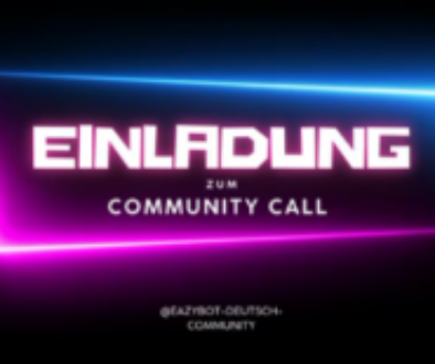 Einladung Community Call